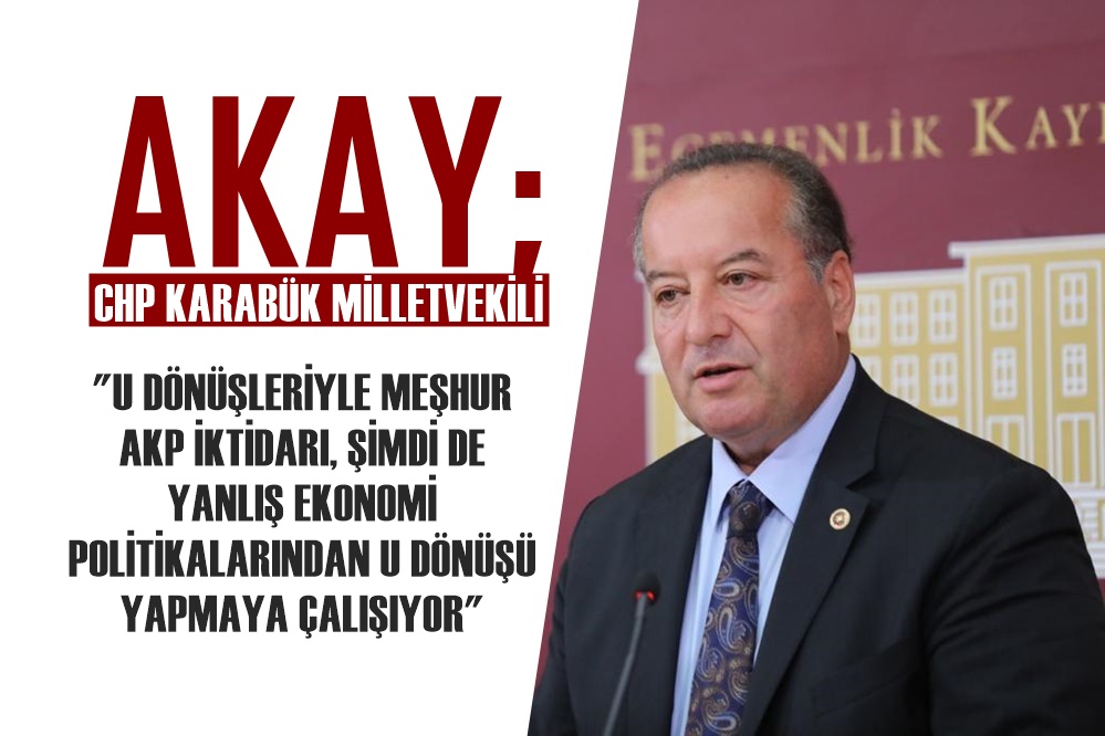 Cevdet Akay, TBMM’de basın toplantısı düzenleyerek ekonomik gelişmelere ilişkin değerlendirmelerde
