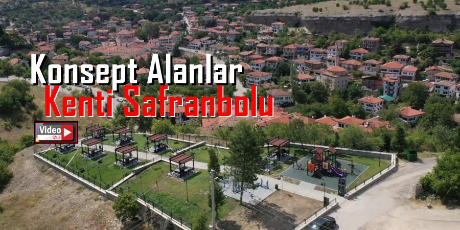 Safranbolu Belediyesi vatandaşların büyük beğenisini toplayan konsept park alanlarına ilave