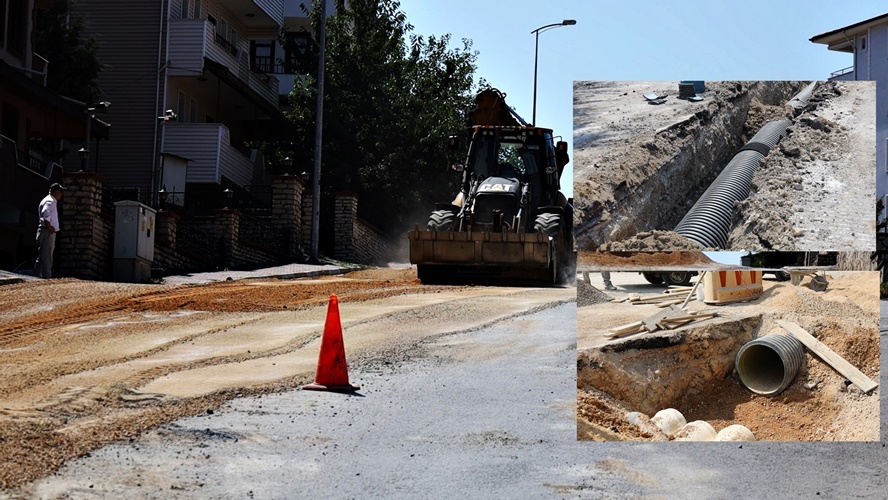 Safranbolu Belediyesi tarafından aşırı yağışlar sonrası sel baskınlarının yaşanmaması için