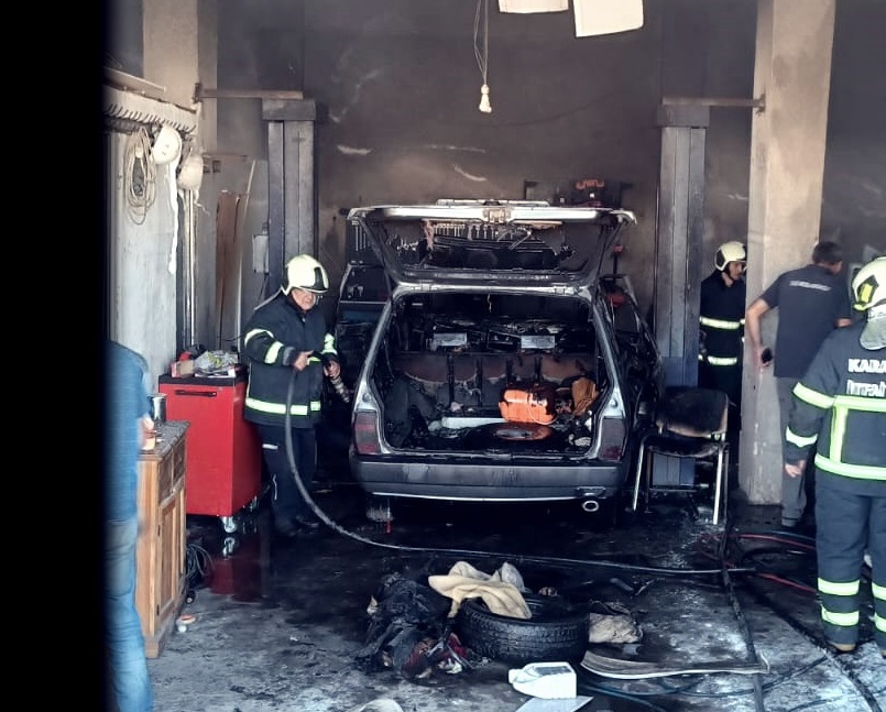 SE/ Karabük’te Kemal Oyman mevkinde hurdacılar sitesinde ki bir iş