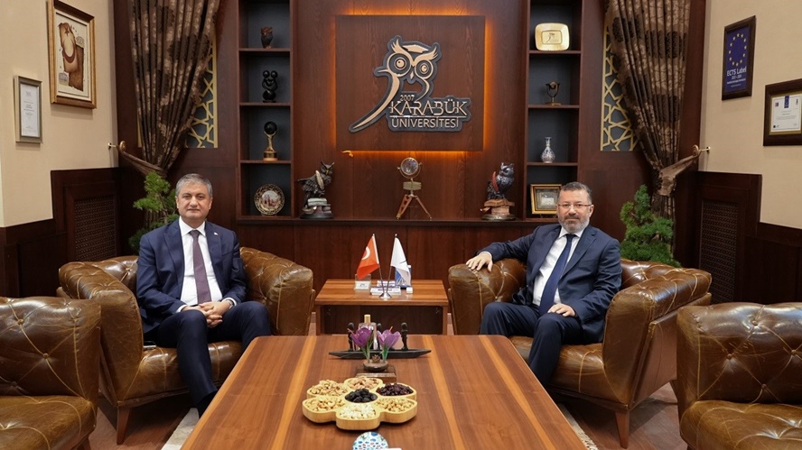 Karabük Valisi Mustafa Yavuz, Karabük Üniversitesi Rektörü Prof. Dr. Fatih