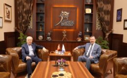 AK Parti Dış İlişkiler Başkan Yardımcısı Mehmet Ceylan KBÜ Rektörü Kırışık’ı Ziyaret Etti
