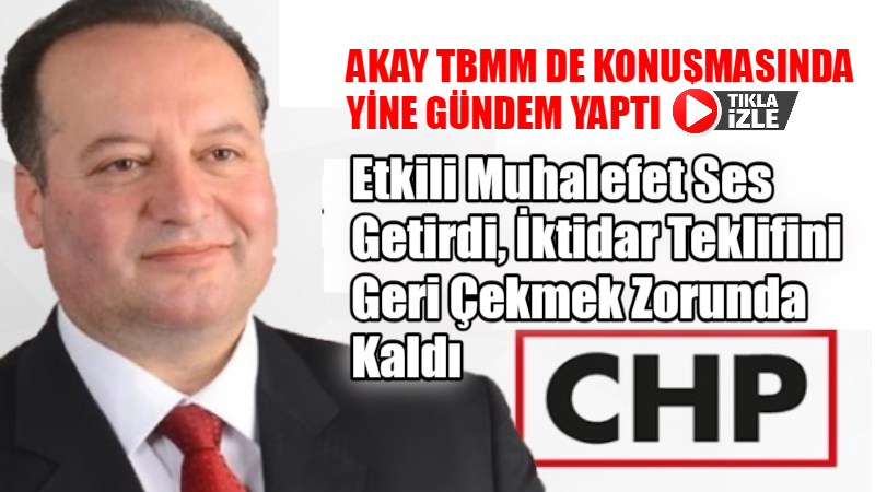 Karabük CHP Milletvekili Cevdet Akay, “Bütün memurlarımız hayat pahalılığı karşısında