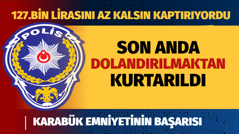 TELEFON İLE DOLANDIRICILIK OLAYININ ENGELLENMESİ !!!!