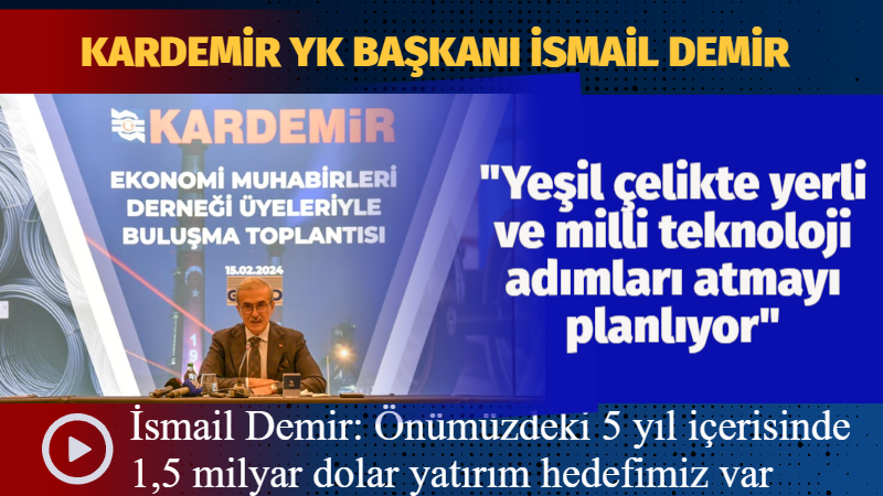 İsmail Demir:  "Önümüzdeki