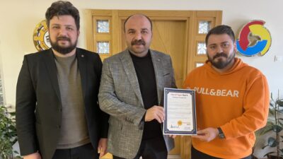   Hacattepe Optik firma işletme sahibi Şaban Mermer ve Safranbolu