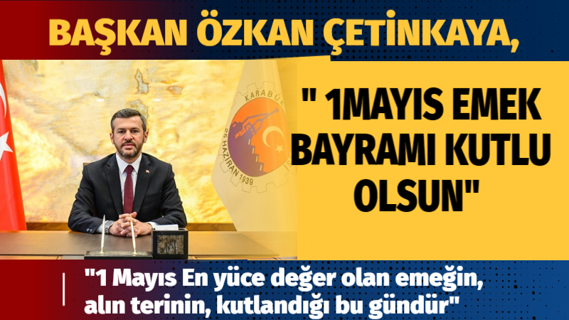 Belediye Başkanımız Özkan Çetinkaya,