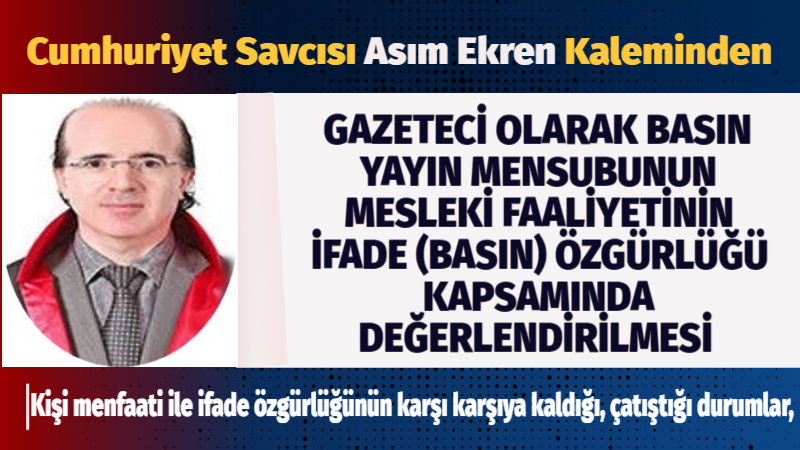 GAZETECİ OLARAK BASIN YAYIN