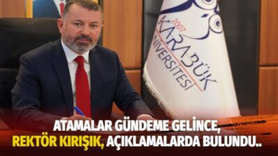 Rektör Kırışık; "pek çok alanda daha iyi noktalara taşımak ve