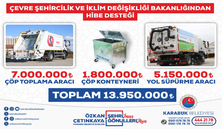 Karabük Belediyesinden yazılı bir