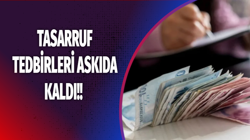 "17 bakanlığın tasarrufa gitmediği