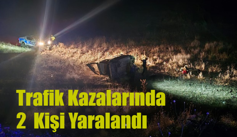 Polis otosuyla çarpışan hafif