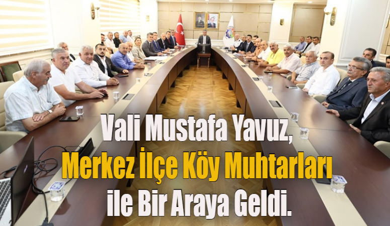 KARABÜK Vali Mustafa Yavuz,