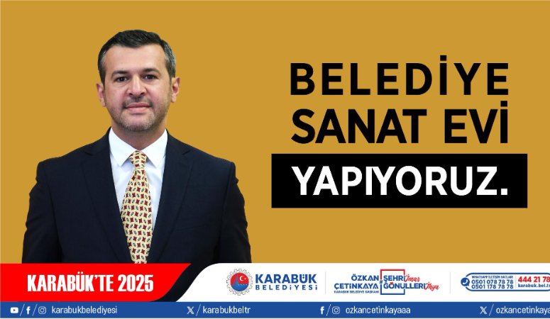 Karabük Belediyesi, kent merkezinde kültürel ve sanatsal faaliyetlere ev sahipliği