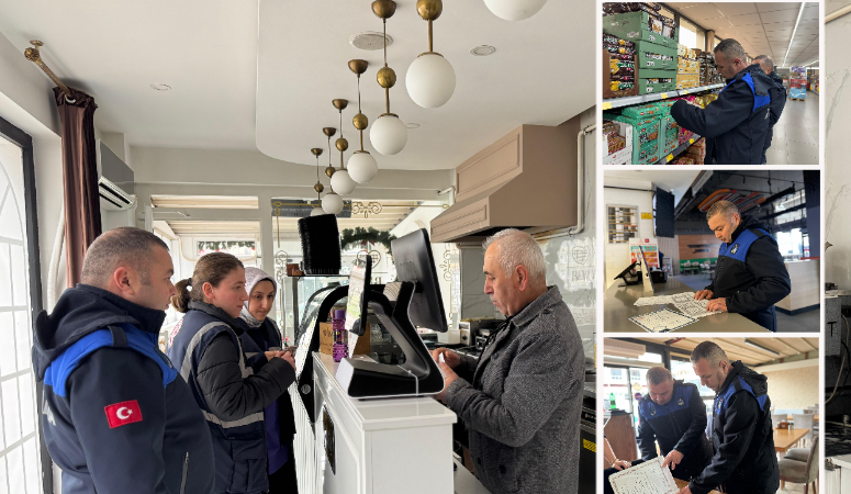 Karabük Belediyesi Zabıta Müdürlüğü ekipleri ve Karabük Ticaret İl Müdürlüğüne