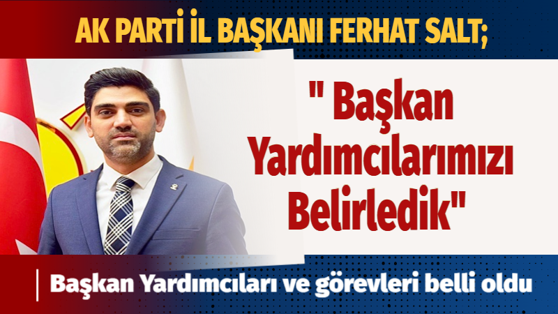 AK Parti Karabük İl Kongresinin ardından İl Başkan Yardımcılarının belli