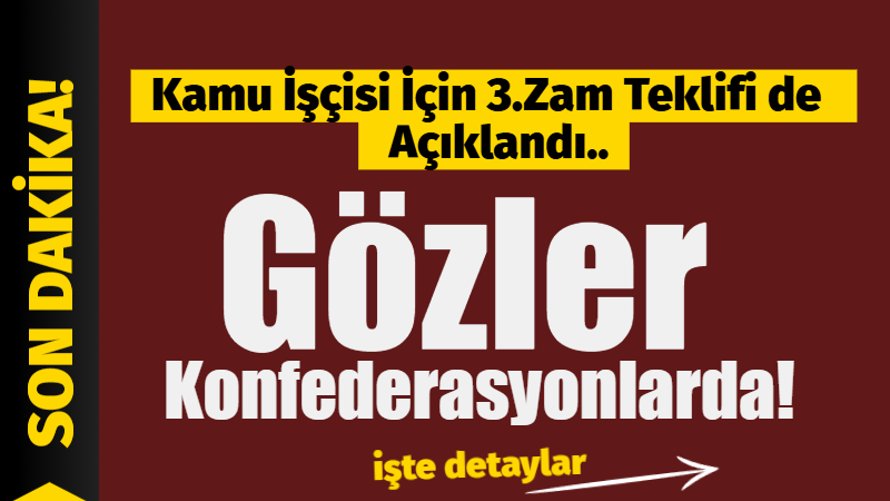 Yaklaşık 600 bin kamu işçisini ilgilendiren toplu iş sözleşmesi görüşmelerinde