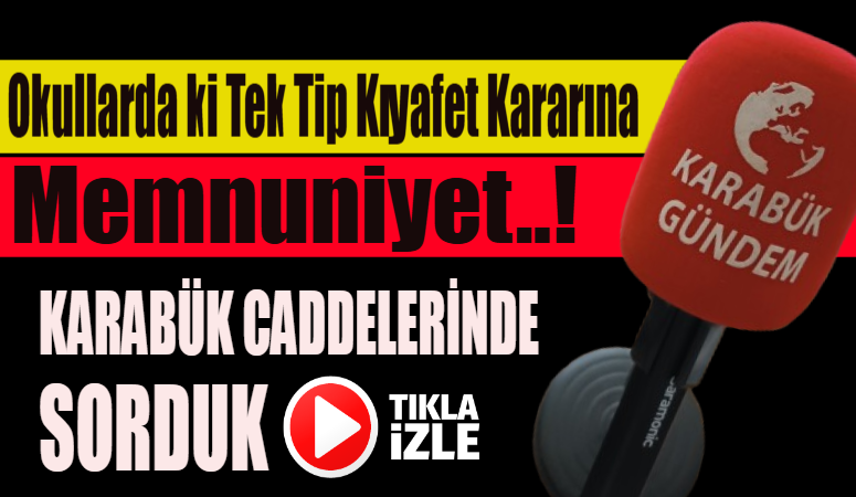Karabük Gündem Mikrofonları Kemal Güneş Caddesinde Vatandaşa Sordu... 