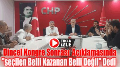Av Erdoğan Dinçel CHP İl Başkanlığında düzenlediği basın toplantısın da,
