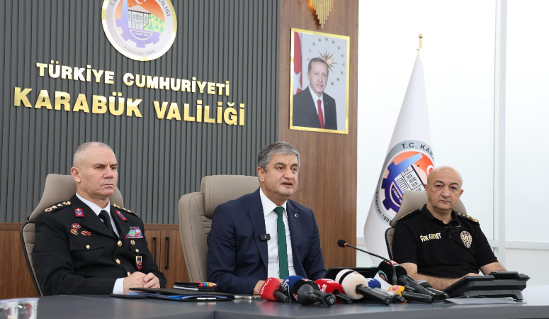 Karabük Valisi Mustafa Yavuz başkanlığında,  düzenlenen Eylül Ayı Asayiş ve