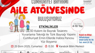 Karabük Belediyesi, Cumhuriyet’in 102. yılı dolayısıyla çocuklar ve ailelerine yönelik
