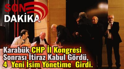 Cumhuriyet Halk Partisi (CHP) İl Kongresi sonrası  önemli gelişme