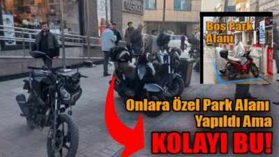 Karabük Belediyesi, kent merkezindeki motosiklet sürücülerinin yaşadığı park sorununa çözüm