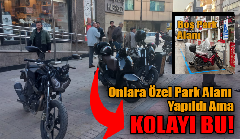 Park’ta Yapılsa, Özel Alanda Yapılsa Farketmiyor! Karabük Belediyesi, kent merkezindeki motosiklet sürücülerinin yaşadığı park sorununa çözüm