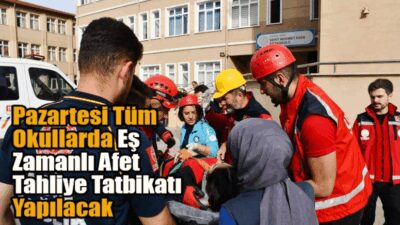 Milli Eğitim Bakanlığınca (MEB) “Afetler ve Dayanıklılık Ayı” etkinlikleri kapsamında,