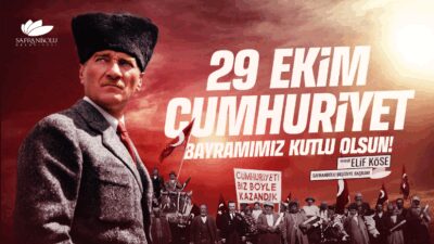 Safranbolu Belediye Başkanı Mimar Elif Köse, 29 Ekim Cumhuriyet Bayramı