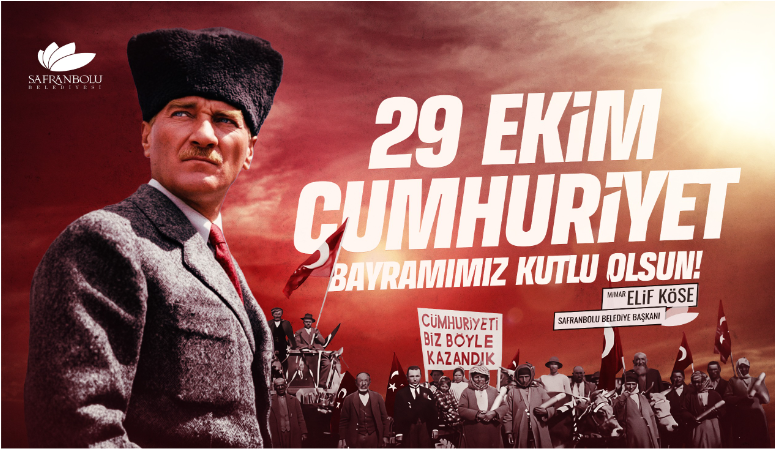 Safranbolu Belediye Başkanı Mimar Elif Köse’den 29 Ekim Cumhuriyet Bayramı Mesajı Safranbolu Belediye Başkanı Mimar Elif Köse, 29 Ekim Cumhuriyet Bayramı