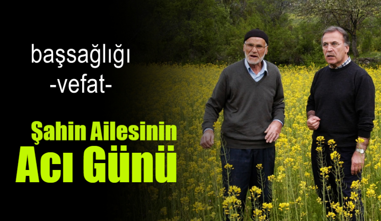 Şahin Ailesinin Acı Günü Cumhurbaşkanlığı Yüksek İstişare Kurul Üyesi , TBMM eski Bakan ve