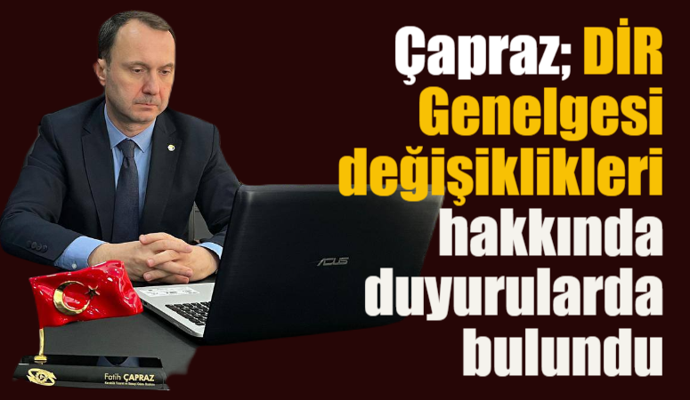 Karabük TSO Yönetim Kurulu Başkanı Fatih Çapraz,  01.10.2025 tarihinde yürürlüğe