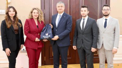 Vali Mustafa Yavuz, Bahçeşehir Koleji Kurucu Müdürü Mustafa Serdar Akıncı,