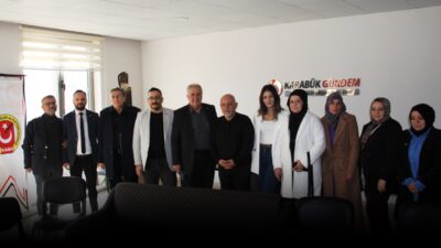Anahtar Parti İl Başkanlığı  Karabük teşkilatı Basın Yayın Kuruluşlarını gezerek