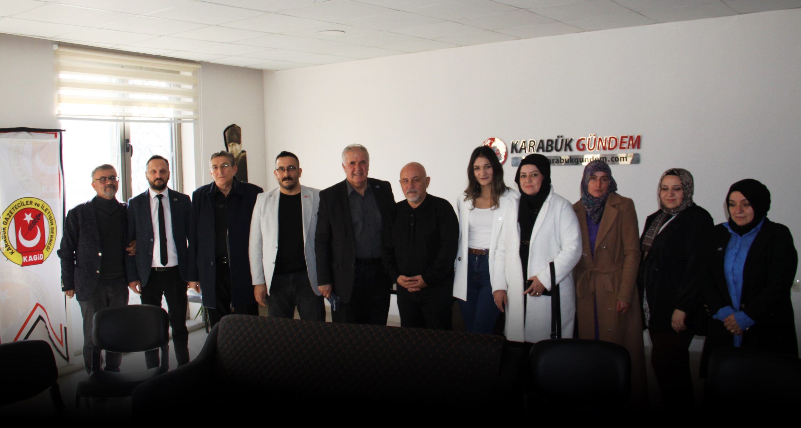 Anahtar Parti İl Başkanlığı  Karabük teşkilatı Basın Yayın Kuruluşlarını gezerek