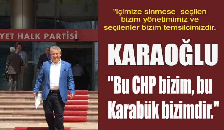 "Benim ve ailemin ciddi sağlık problemleri nedeniyle il kongresine katılamadım.