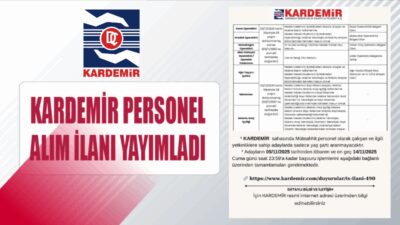 Karabük Demir Çelik Sanayi ve Ticaret A.Ş. (KARDEMİR), üretim sahalarında